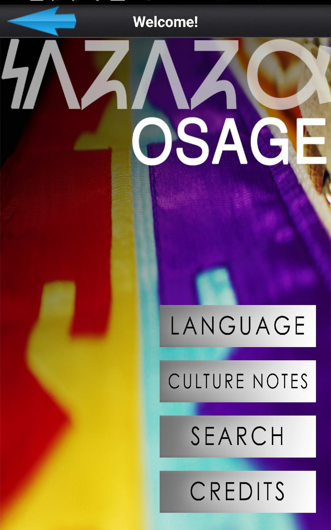 Osage Language Mobile Application