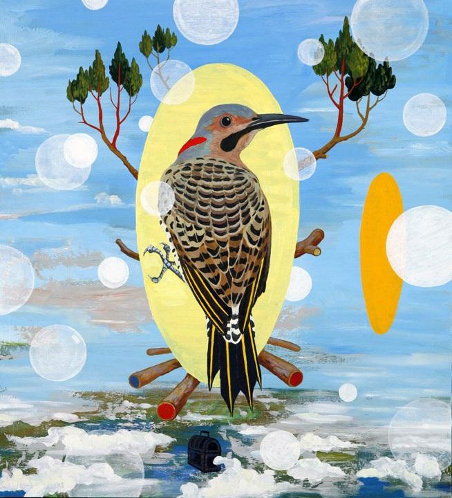 Transience painting by Norman Akers, Osage